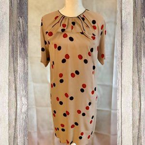 SOLD Marni 100% Viscose Brown/Beige Dress